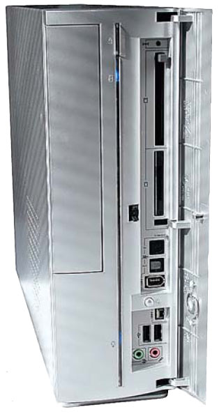 ASUS Pundit достаточно эргономичен — он может быть установлен как горизонтально, так и вертикально