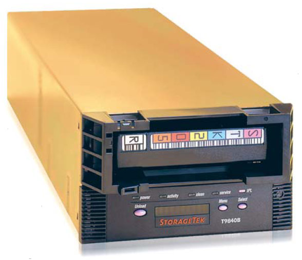 Ленточная библиотека нового поколения StorageTek T9840B рассчитана на частое обращение к ленте и допускает эксплуатацию в круглосуточном режиме