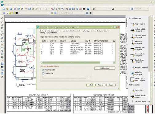 Основное окно программы AutoCAD 2006. Динамический ввод, палитра динамических блоков