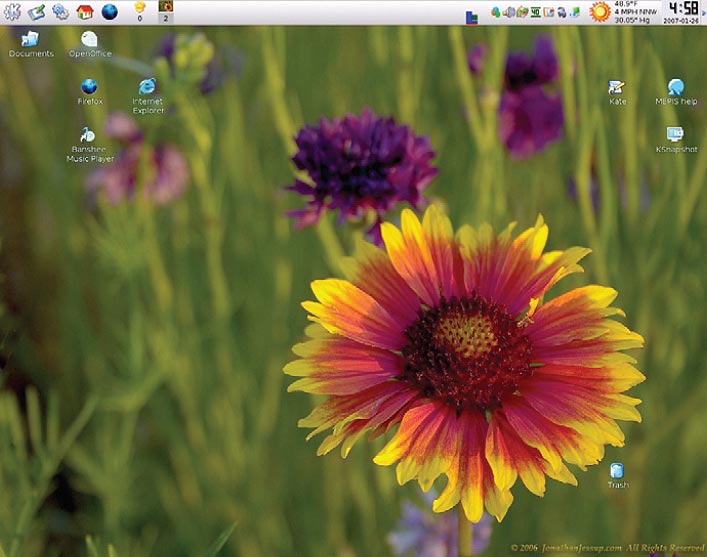 Рабочий стол MEPIS