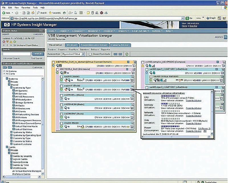 Консоль Insight Dynamics — VSE
