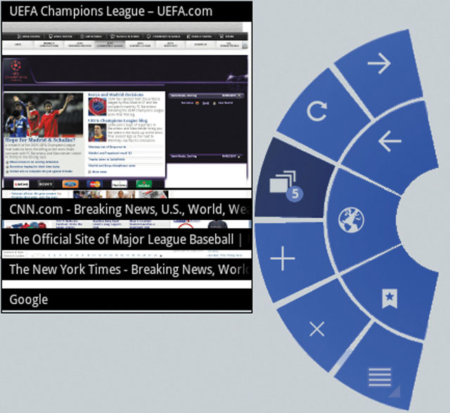     Quick Controls  Android 3.1