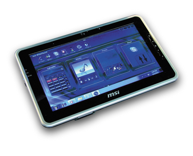 - MSI WindPad 100W   Atom Menlow Z530,  Windows 7,    2 