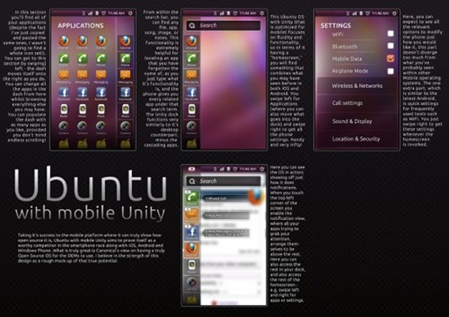 ���� �� ��������, ���������� �� Canonical ��������� Mobile Unity ��� ����������